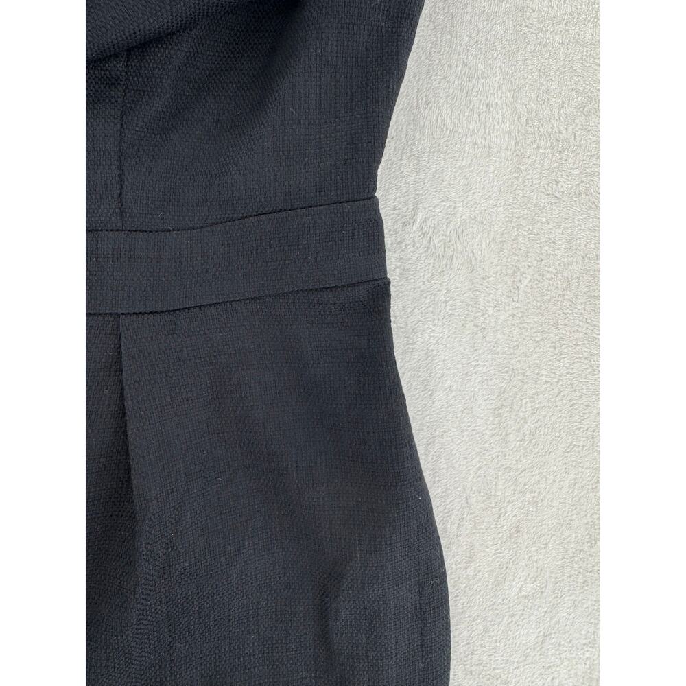 Boden Martha Black Dress Vintage Inspired Knee Length Sheath Pockets Plus 20 - Picture 3 of 10